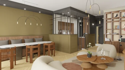 Rénovation salon sur-mesure - Souplet&Lagneaux