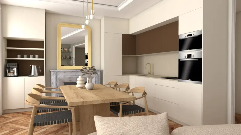 vue projet cuisine
